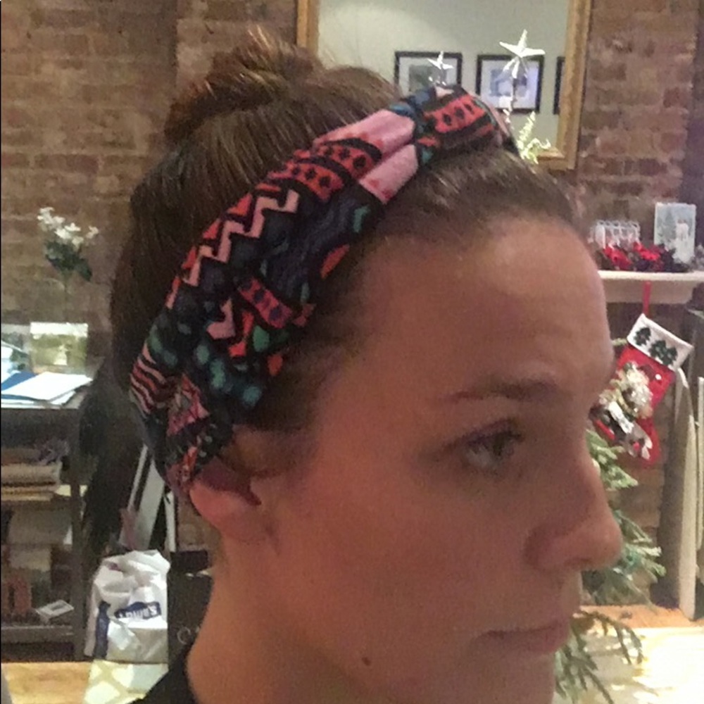 Colorful printed headband